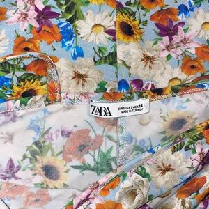 Zara Floral Print bodysuit
